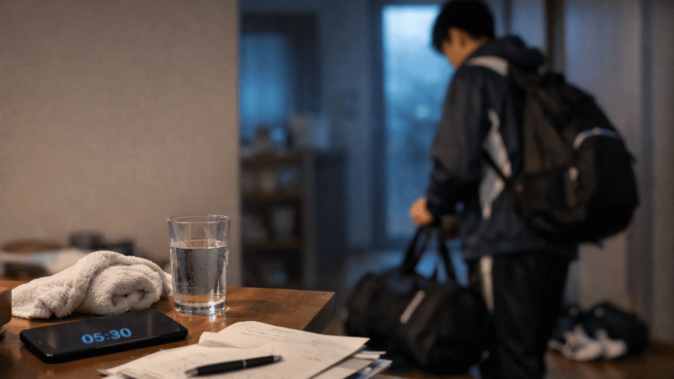 朝練で5時半起きのジュニアアスリート。7時間睡眠では足りず、8時間が必要な理由を解説